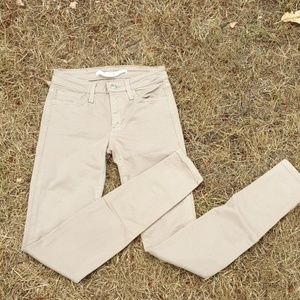 JOE'S JEANS "the skinny" in cool tan